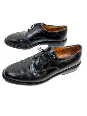 Allen Edmonds Hillcrest Leather Oxford Dress Shoes Mens 10 D Black Made In USA